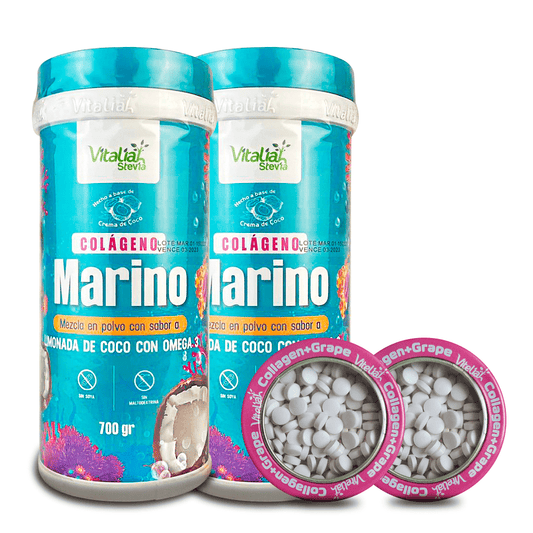 2 Colágeno Marino + 2 Mentas de Colágeno - Prostash - 